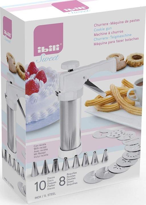 Produktbild Ibili Spritzbeutel-Set Pistole (Gebäckpresse, 2576 ml)
