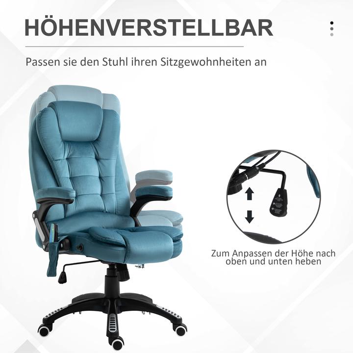 Actual product image Vinsetto Office chair with massage and heat function