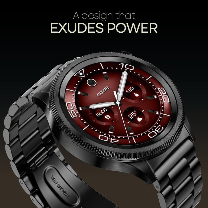 Actual product image Noise NoiseFit Halo 2 Smartwatch Elite Black (42 mm)