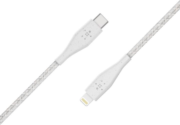 Actual product image Belkin DuraTek Plus Lightning / USB-C, mfi. cert., 1.2m (1.20 m, USB 3.0, USB 3.1)