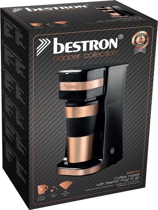 Produktbild Bestron Best Kaffeem. mit Becher ACM112CO bk/ku