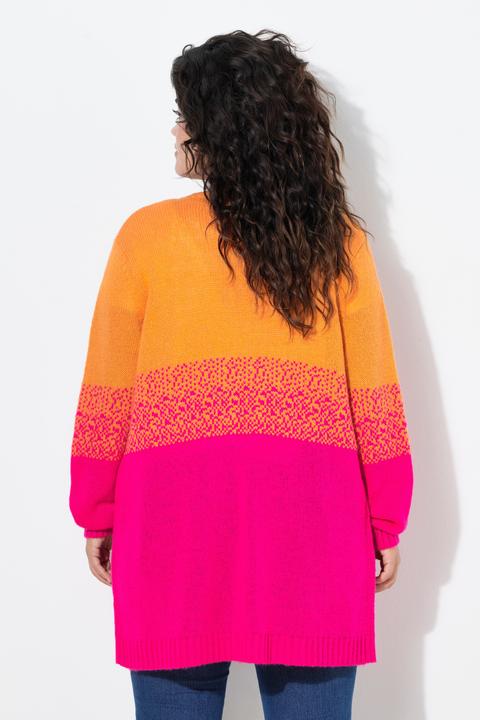 Produktbild Angel of Style Strickjacke, gerade, offene Passform, Colorblocking (56)