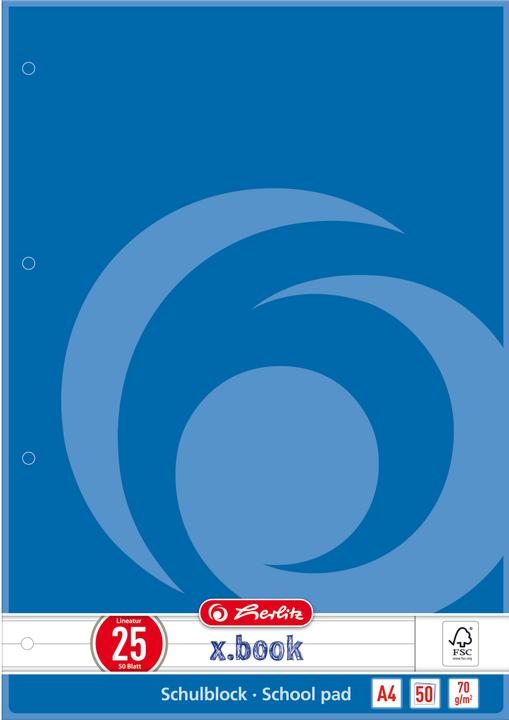 Actual product image Herlitz 10354983 (A4, Lined, Hardcover)