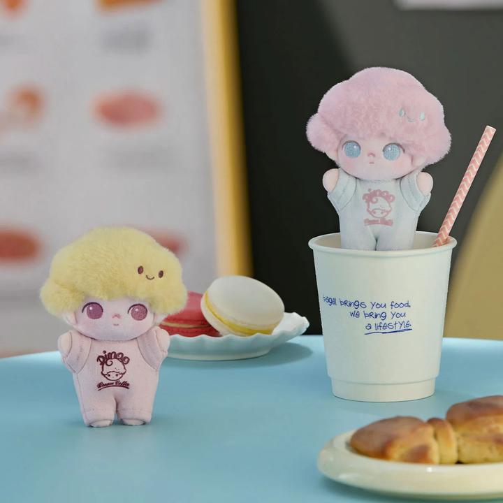Actual product image Pop Mart DIMOO Crush on Coffee Series Schlüsselanhänger Blindbox