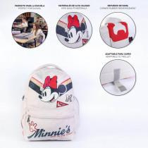 Produktbild Minnie Mouse Minnie - Schulrucksack gross 44 cm, hellgrau