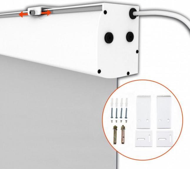 Actual product image Celexon Expert - screen - ceiling mounting possible, suitable for wall mounting - motorized (139.20", 1:1)