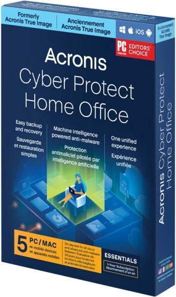 Produktbild Acronis Cyber Protect Home Office Essentials ESD, Subscr. 1y, 5 PC (5 User, 12 Monate)