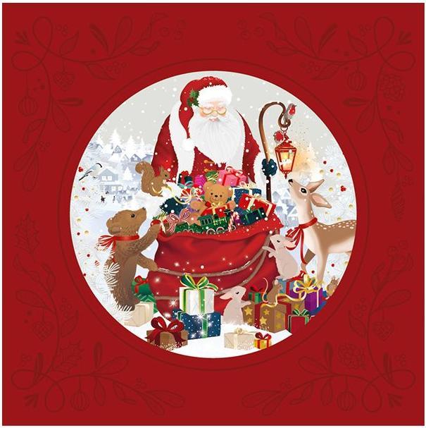 Actual product image Card Group Christmas card Classy Santa (1 pcs.)