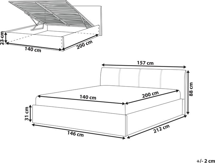 Image du produit Beliani Orbey (140 x 200 cm)