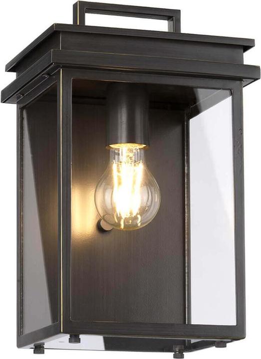 Actual product image Elstead Lighting Glenview outdoor wall light E27 31cm antique bronze IP44 (E27, IP44)