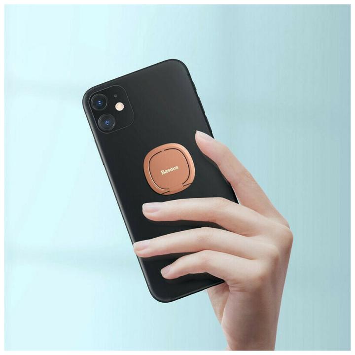 Actual product image Baseus Invisible phone ring holder Rose gold