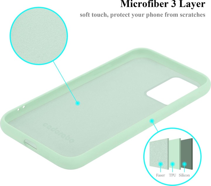Actual product image Cadorabo TPU Liquid Silicone Case Cover (Xiaomi Redmi 10)