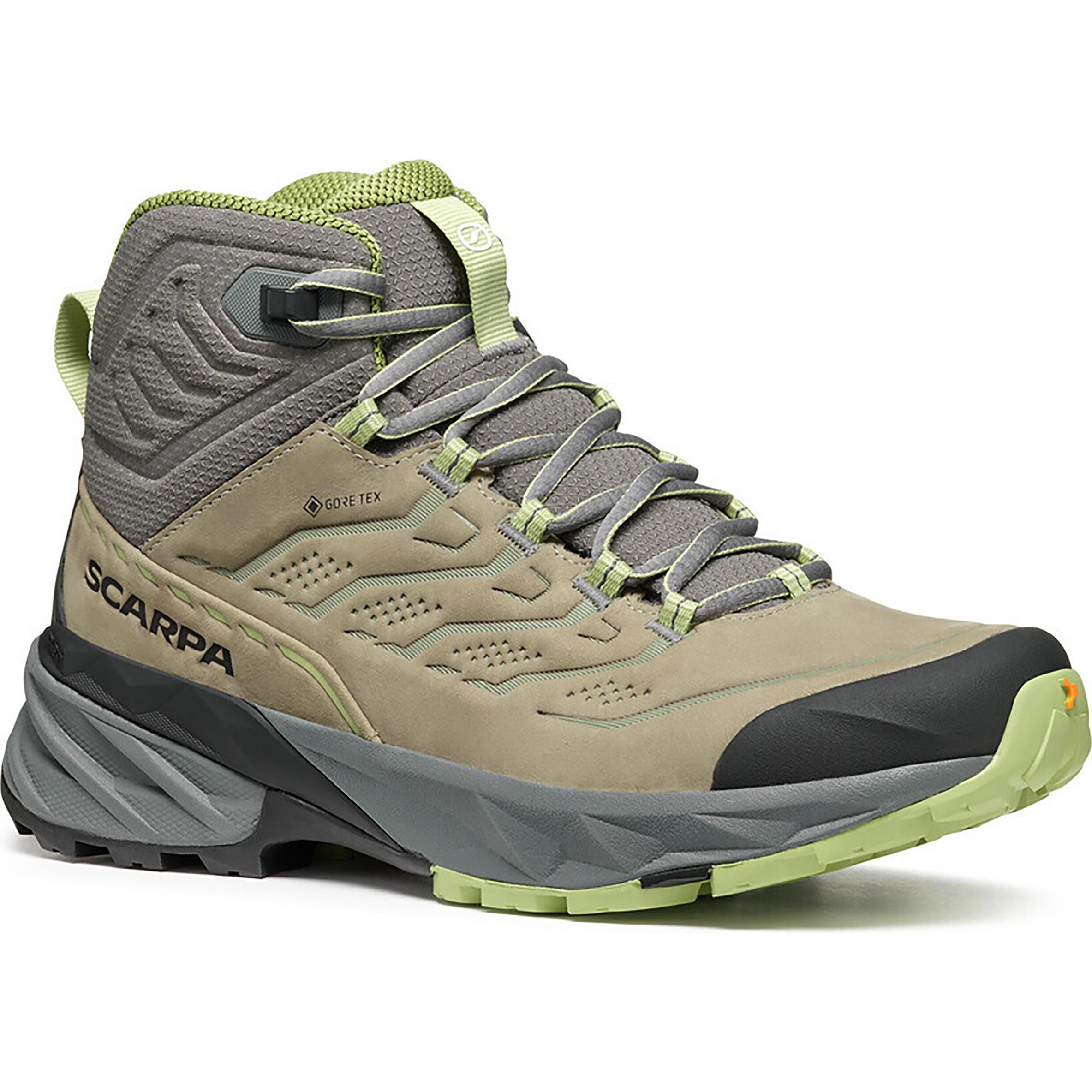 Scarpa, Damen, Wanderschuhe, Rush 2 Pro Mid GTX Wmn Sage Aloe (38.5), Beige
