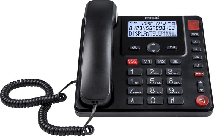 Immagine prodotto Fysic FX-3940 Telefono per anziani con display grande e chiaro - Extra-luid gespreks- en belvolume