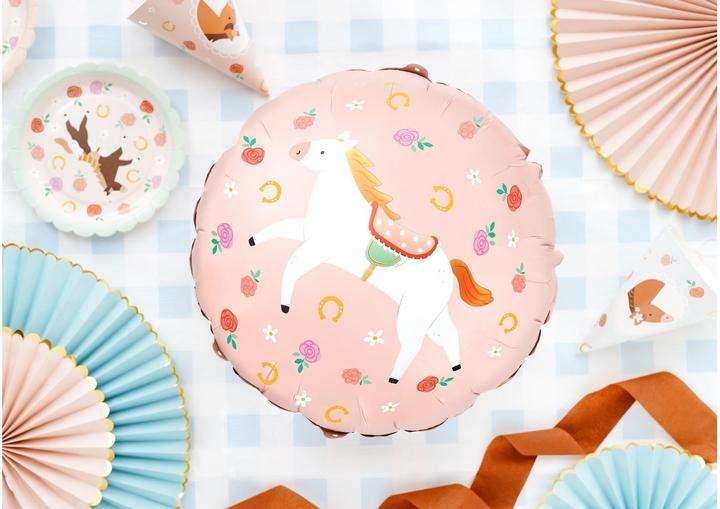 Produktbild Partydeco Folienballon Pferd Rosa (1 x)