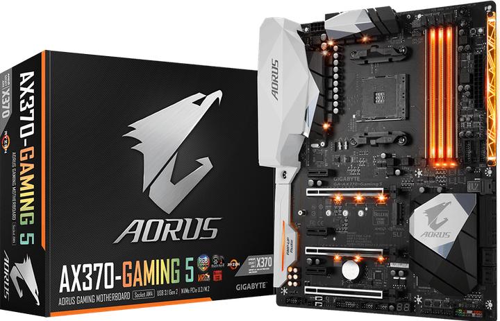 Produktbild Gigabyte AORUS GA-AX370-Gaming 5 (AM4, AMD X370, ATX)