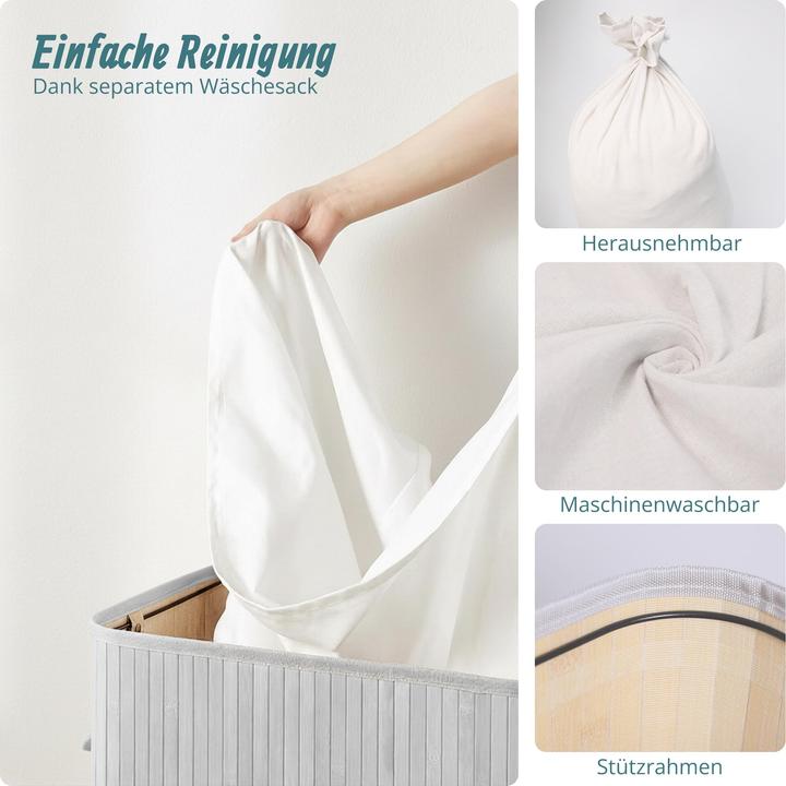 Actual product image Relaxdays Laundry bin (150 l)