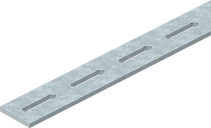 OBO Bettermann OBO barre plate hauteur 5 mm, largeur 40 mm, longueur 3000 mm trou 10x39 mm galvanisé à chaud - (3