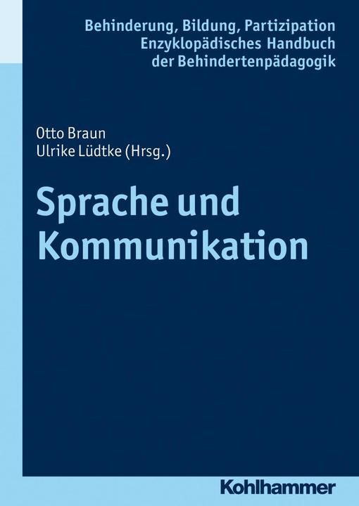 Produktbild Sprache und Kommunikation (Deutsch, Otto Braun, Ulrike Lüdtke, 2012)