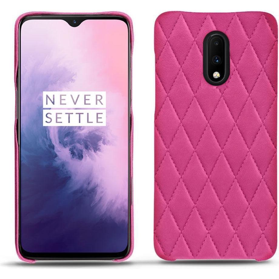 Noreve Lederschutzhülle (OnePlus 7), Smartphone Hülle, Rosa