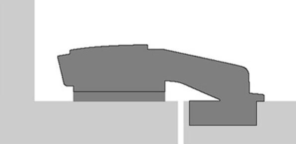 Productafbeelding Hettich Sensys 8639i W90 bekergordels, nokontwerp 95°.