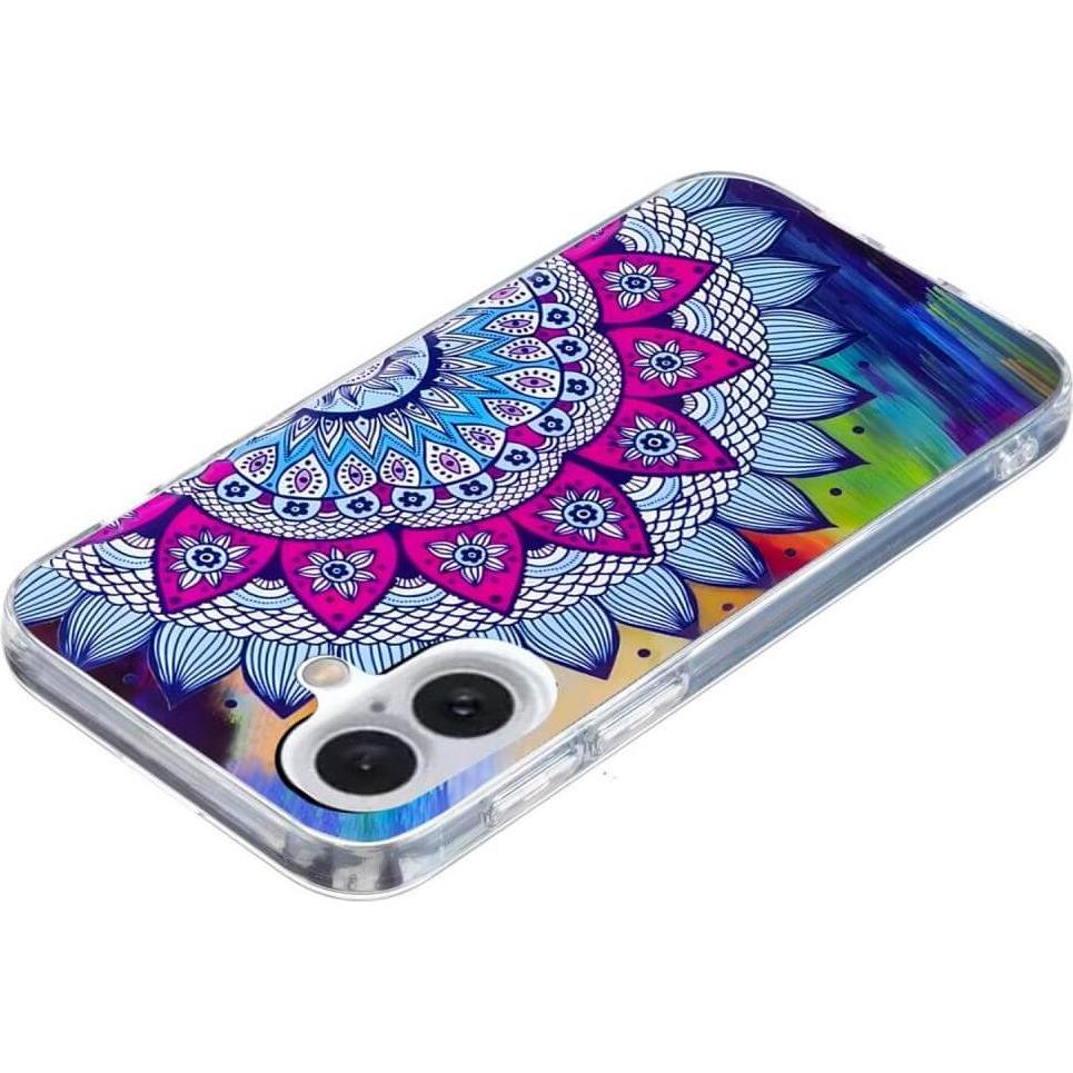 Thumbnail - Cover-Discount iPhone 16 - Cover Handyhülle mit stilvollem Motiv (Apple iPhone 16), Smartphone Hülle, Mehrfarbig