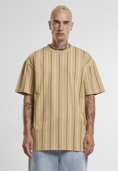Produktbild Urban Classics Printed Pinstripe Tee - 179649 (M)