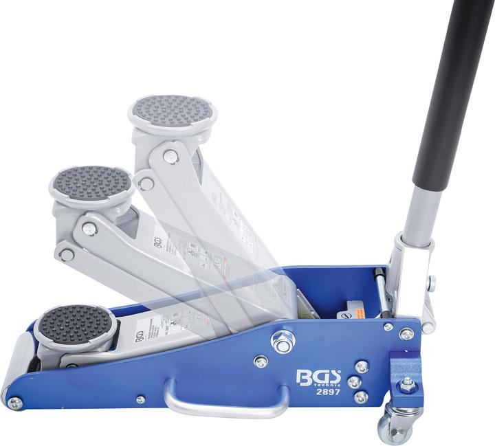 Actual product image BGS Floor Jack hydraulic Aluminium-Steel Construction 1.5 t