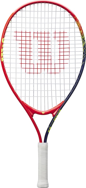 Wilson Slam Junior 23 Boys Tennisschläger rot-gelb besaitet 205g L0 NEU (0, 200 g)