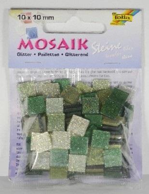 Actual product image Folia Mosaic stones GLITTER MIX, 45g, 10x10mm