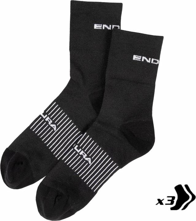 Actual product image Endura Coolmax® Race socks (three-pack) (S/M)