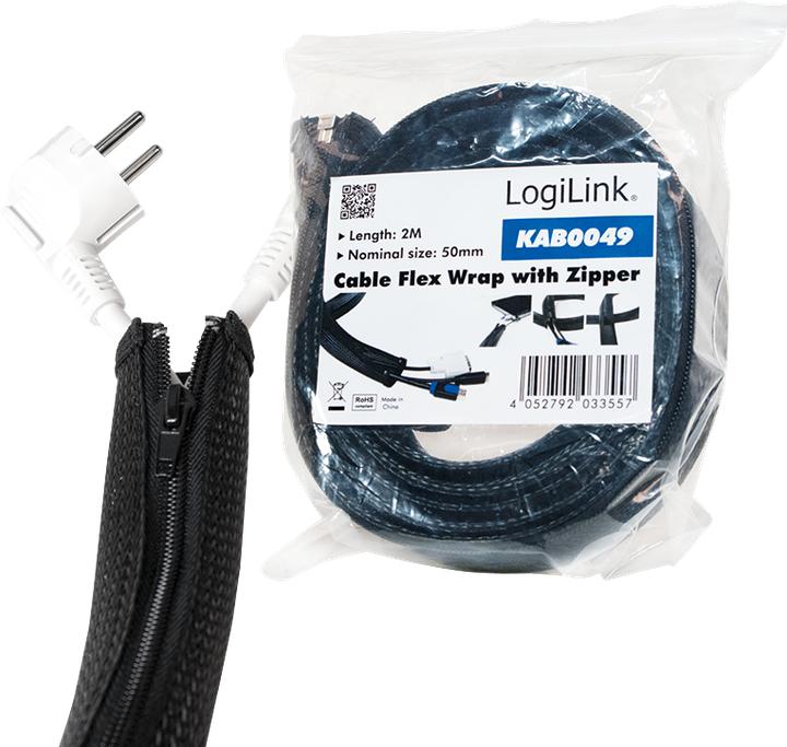 Produktbild LogiLink Kabelschutz (Kabelschlauch, 200 cm)