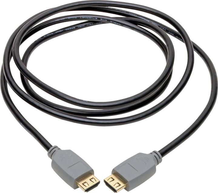 Actual product image Eaton 4K HDMI Cable M/M - 4K 60Hz HDR 4:4:4 Gripping Connectors Black 2m (2 m, HDMI, 2.0)