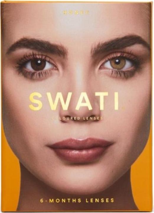 Actual product image Swati Colored Contact Lenses 6 Months - Honey (Honey)