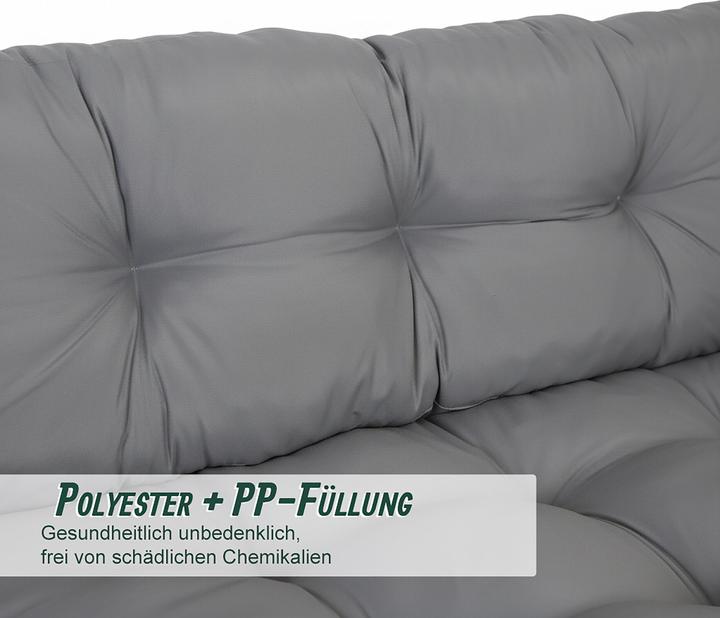 Actual product image Relaxdays Pallet cushions