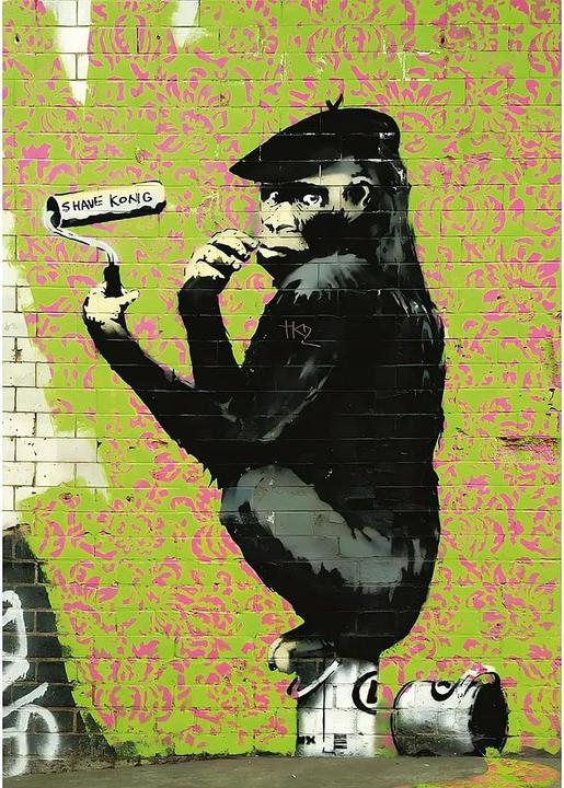 Image du produit Piatnik Banksy Roller Chimp 1000 T (1000 pièces)