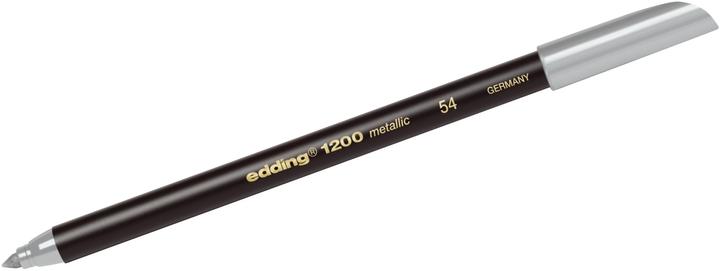 Actual product image Edding Fibre pen 1200 metallic colourpen (Silver, 1 x)