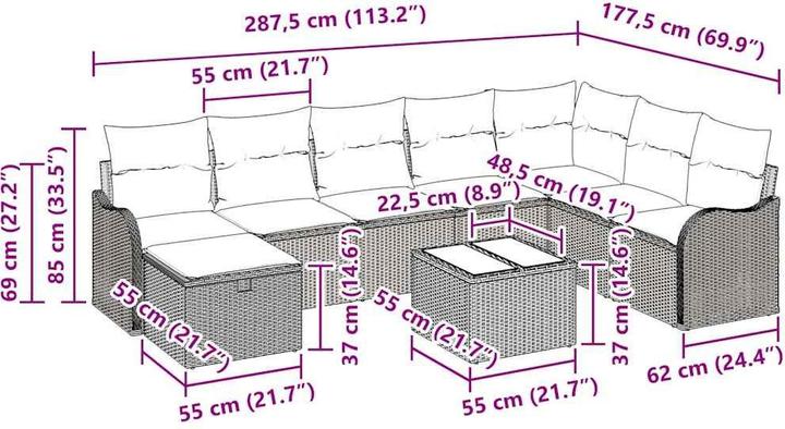 Produktbild vidaXL Miley