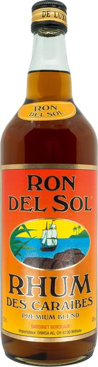 Produktbild Ron del Sol Rum (1 x 100 cl)