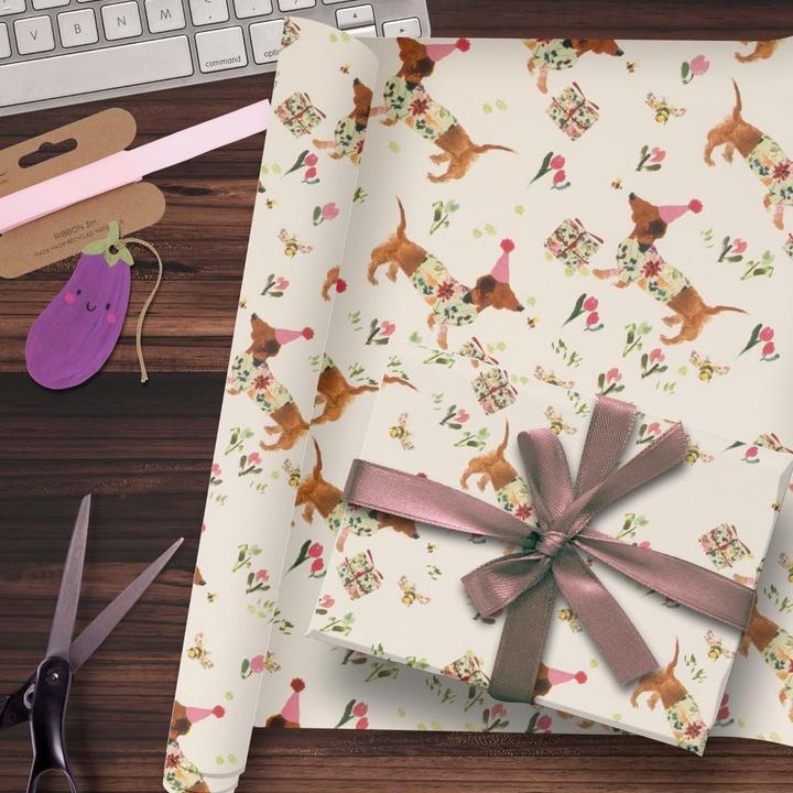 Produktbild Glick Geschenkpapier Dackel (1x)