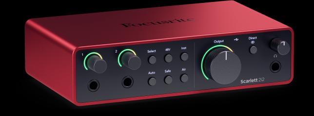 Focusrite Recording set Scarlett 2i2 Studio - 4th Generation (USB)
