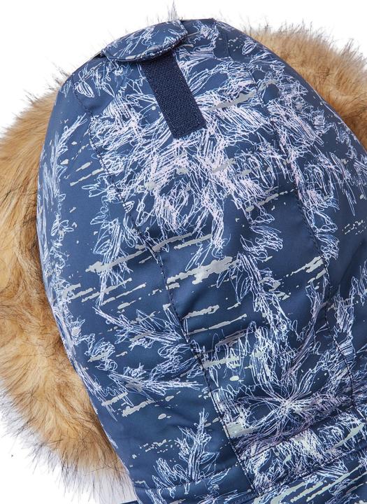Actual product image Reima tec reflective winter jacket Silda Navy (104)