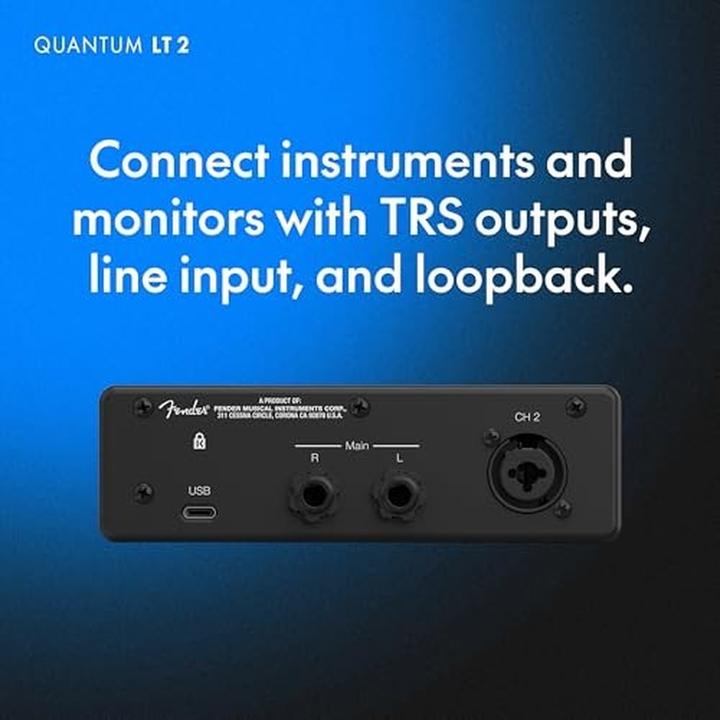 Actual product image Fender Quantum LT 2 (USB)