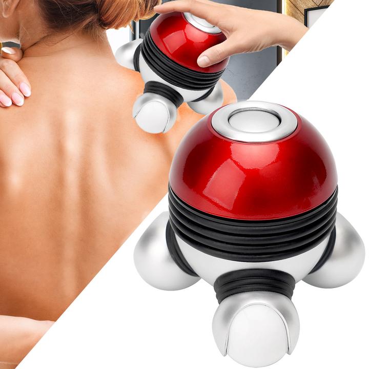 Image du produit Casativo Lot de 2 masseurs vibrants compacts avec 3 têtes de massage, fonctionnant sur piles