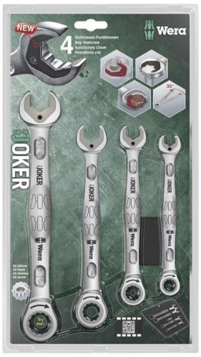 Produktbild Wera 6000 Joker 4 Imperial Set 1 (1/2", 3/4", 7/16", 9/16")