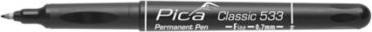 Actual product image Pica Permanent marker CLASSIC black Line width 0.7 mm Round tip (1x)
