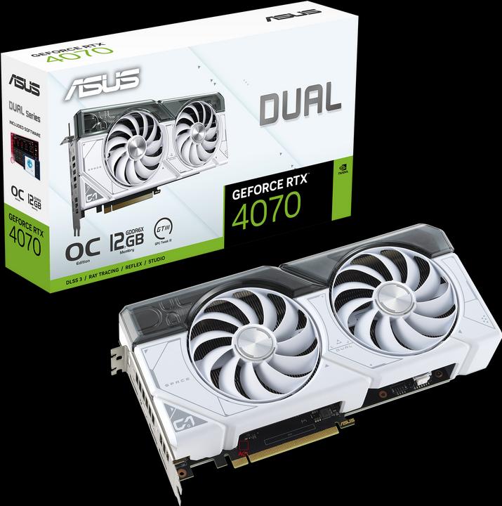 Immagine prodotto ASUS Dual GeForce RTX 4070 White OC Edition (12 GB)
