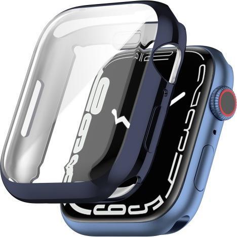 Produktbild Cover-Discount Apple Watch 45mm - Gummi Schutz Case dunkelblau