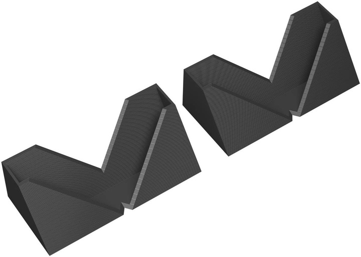 Actual product image Feldherr 3D39SET - Set of 2 card holders for Monopoly - event cards / community card (Plastic)