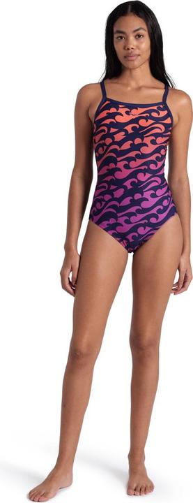 Actual product image Arena Women's Surfs Up Swimsuit Lightdrop Back (42)